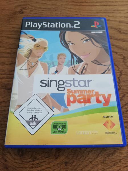 Singstar Summer Party Playstation 2 komplett mit Anleitung SCES 55057 USK ab 0 Jahren